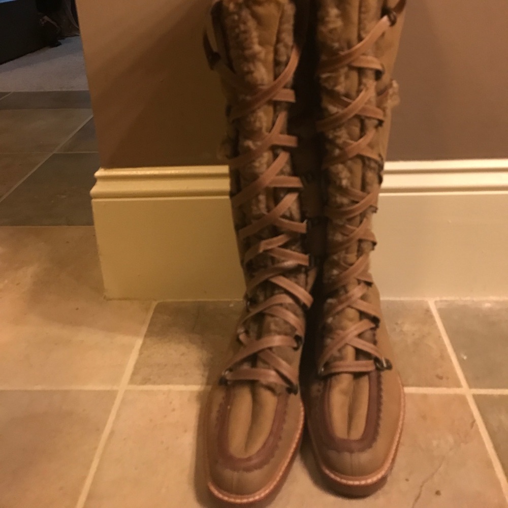 Cole Haan weather proof suede boots