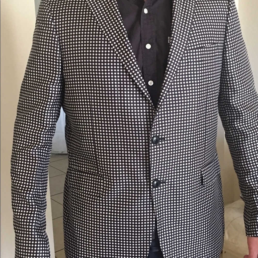 ETRO 🎉Black and white modern fit blazer😍😍😍