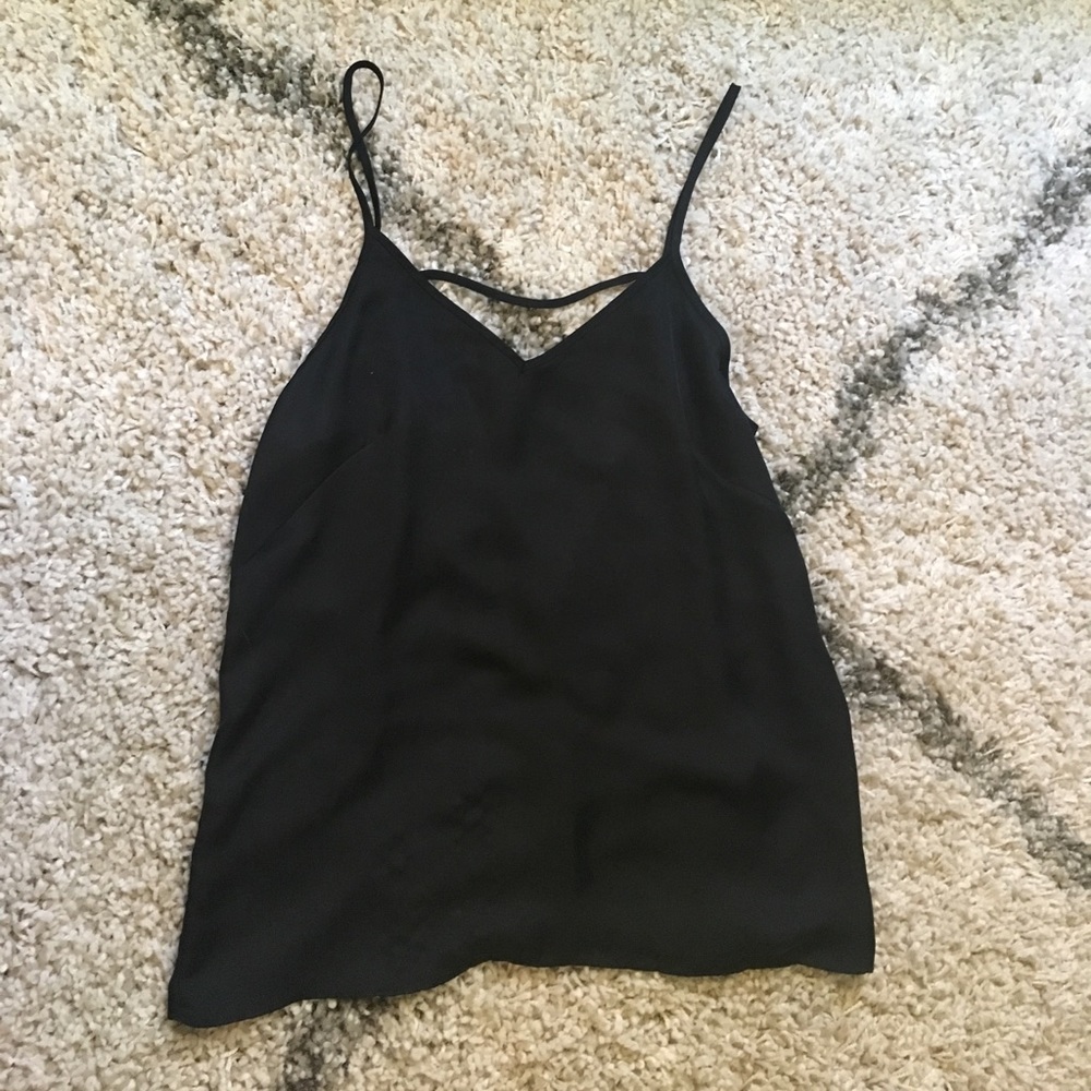 H&M black Silk Tank - S
