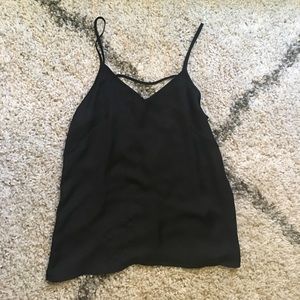 H&M black Silk Tank - S