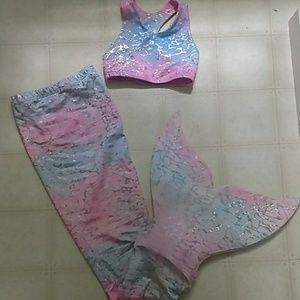 Swimtails - mermaid swim suit top tail & monofin