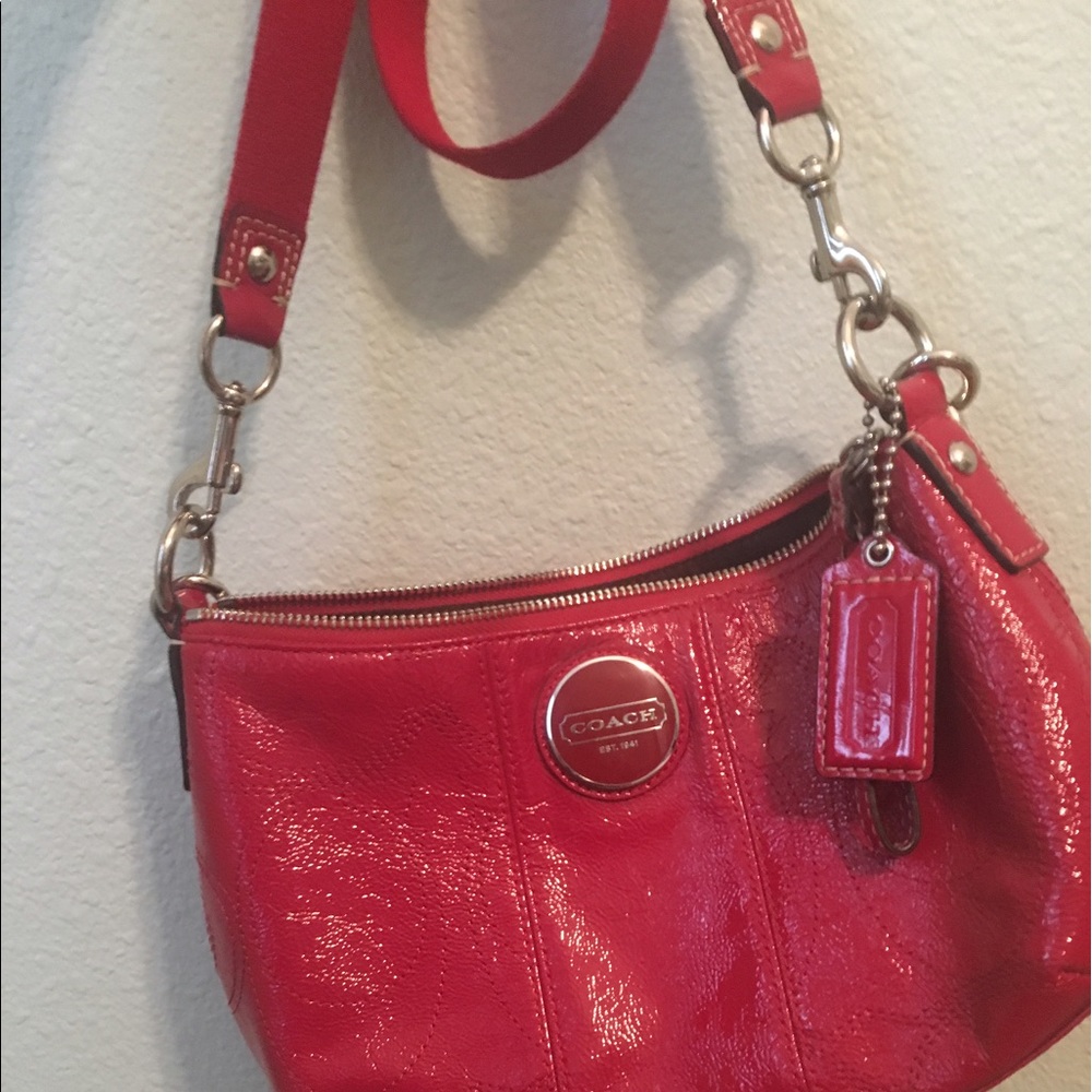NEW!!! Red COACH crossbody bag