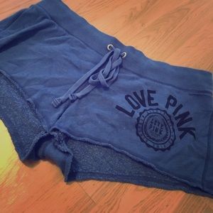 Blue Victoria's Secret PINK Sweat Shorts size L