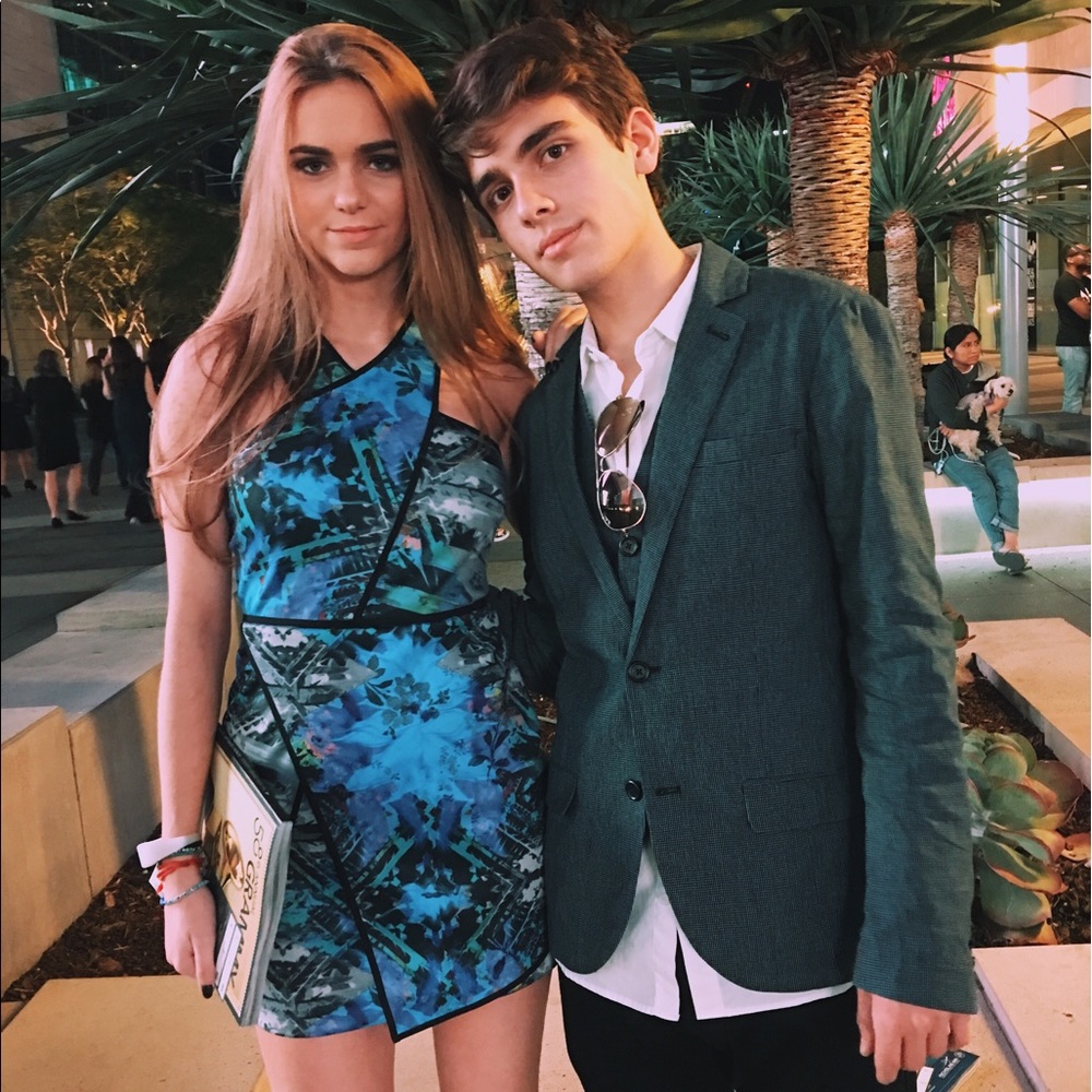 Parker Tobias Asymmetrical Multicolor Dress