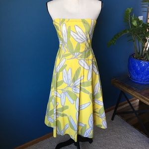 Sarah Jessica Parker Bitten Yellow Green Dress