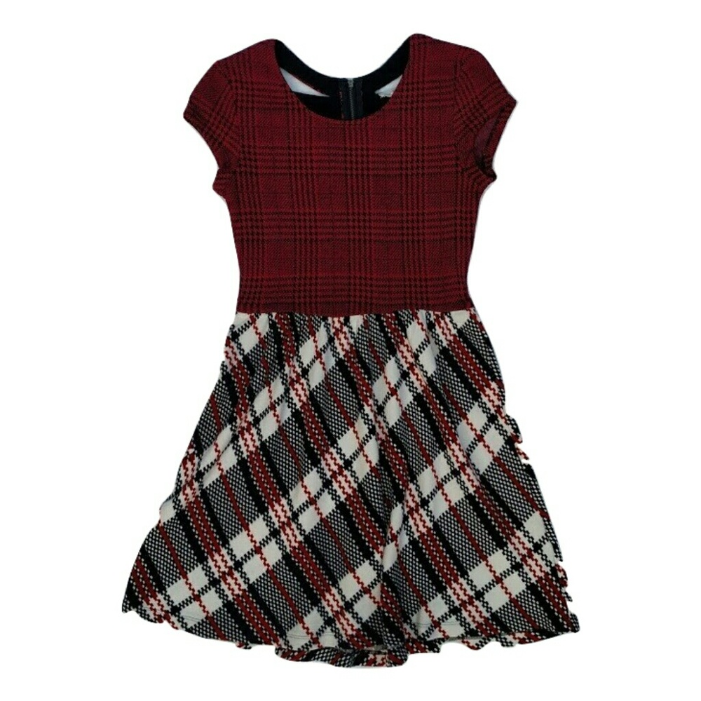 Red Plaid Dress