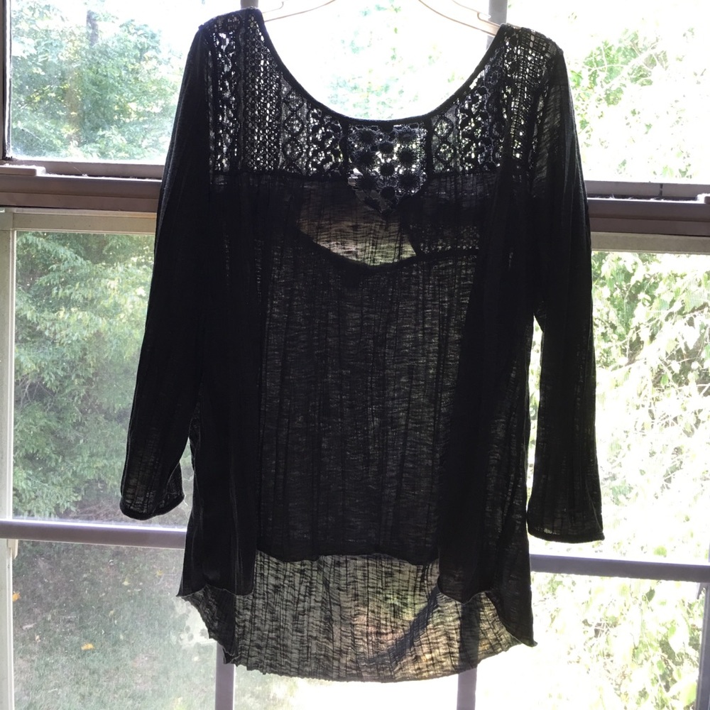 Dark grey blouse