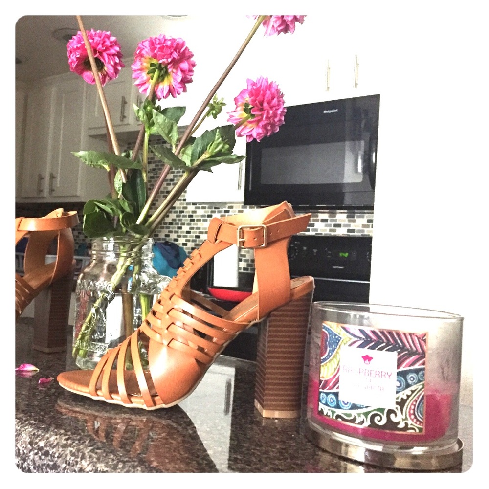Bamboo Sandal Heels