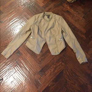 Wet Seal Faux Leather Jacket