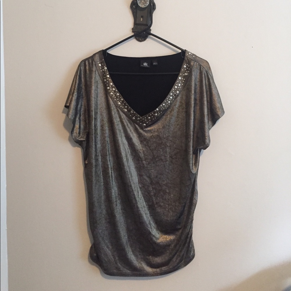 Metallic blouse
