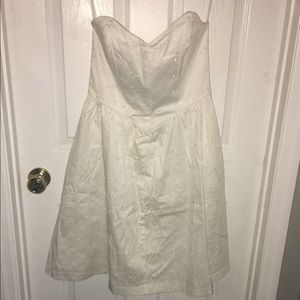 nwt Betsey Johnson white eyelet cupcake dress