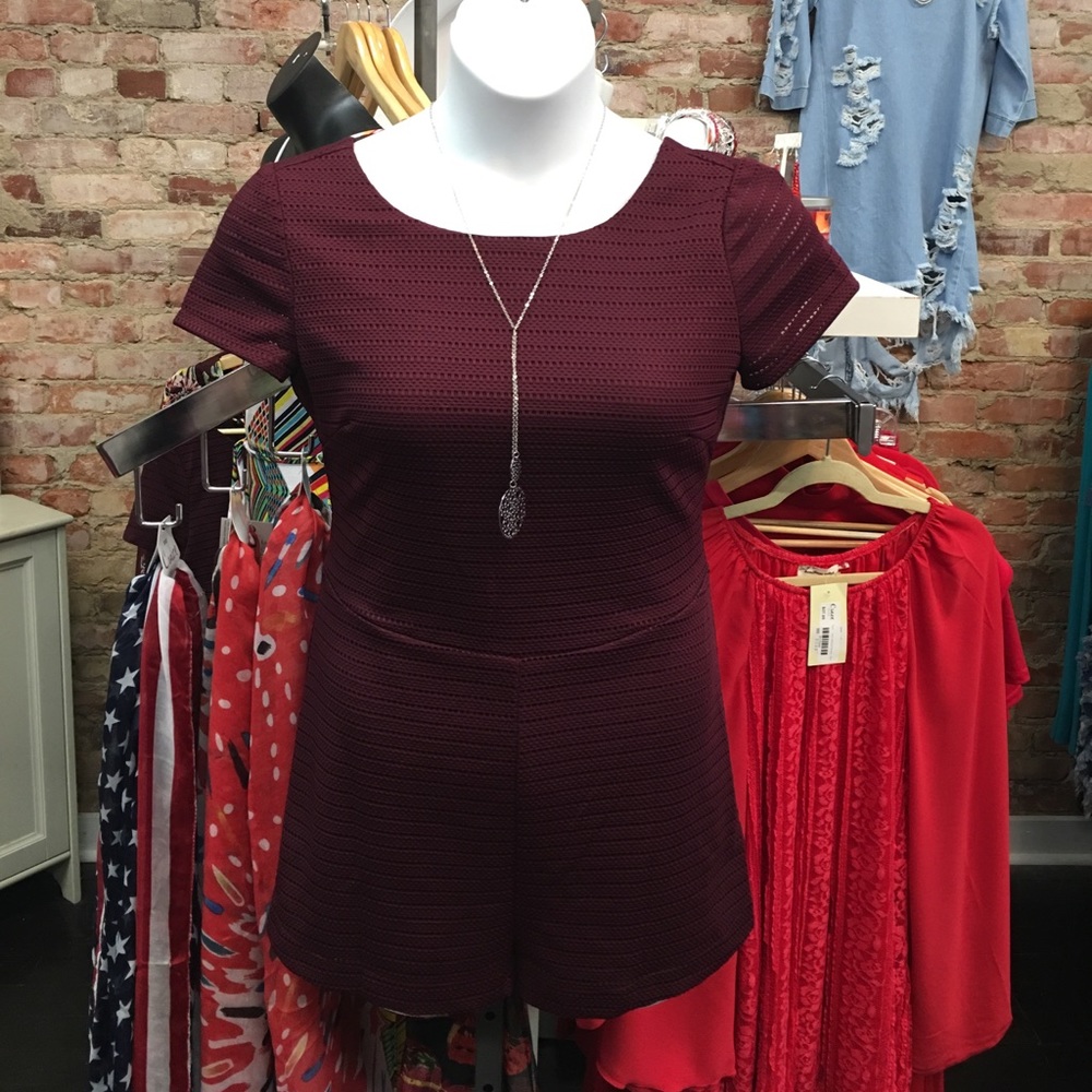 Plum Romper