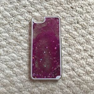 sparkly liquid phone case