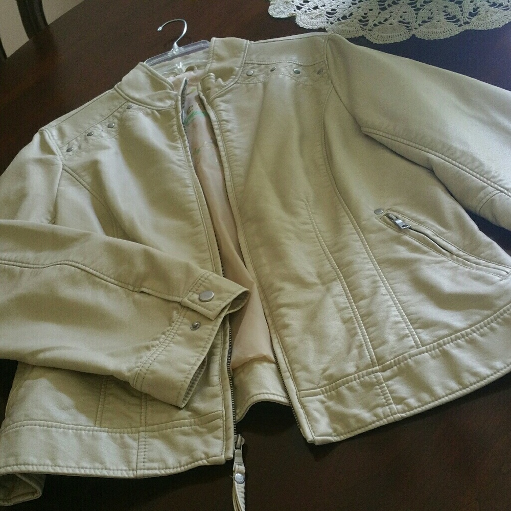 Big Chill 'Vintage' faux leather jacket