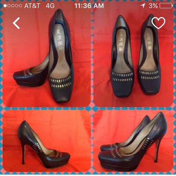 LAMB brown leather heels - Picture 6 of 8