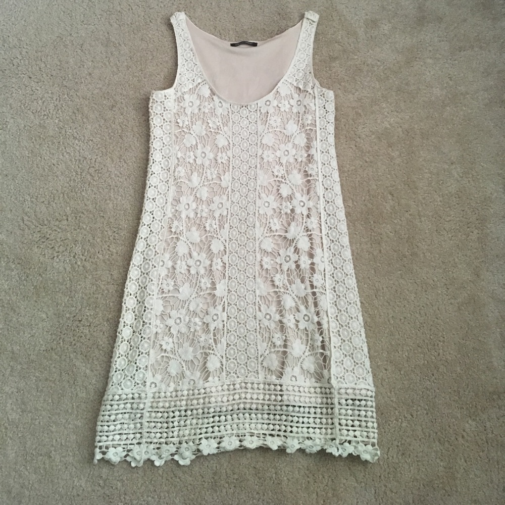 Lace cream/white color dress
