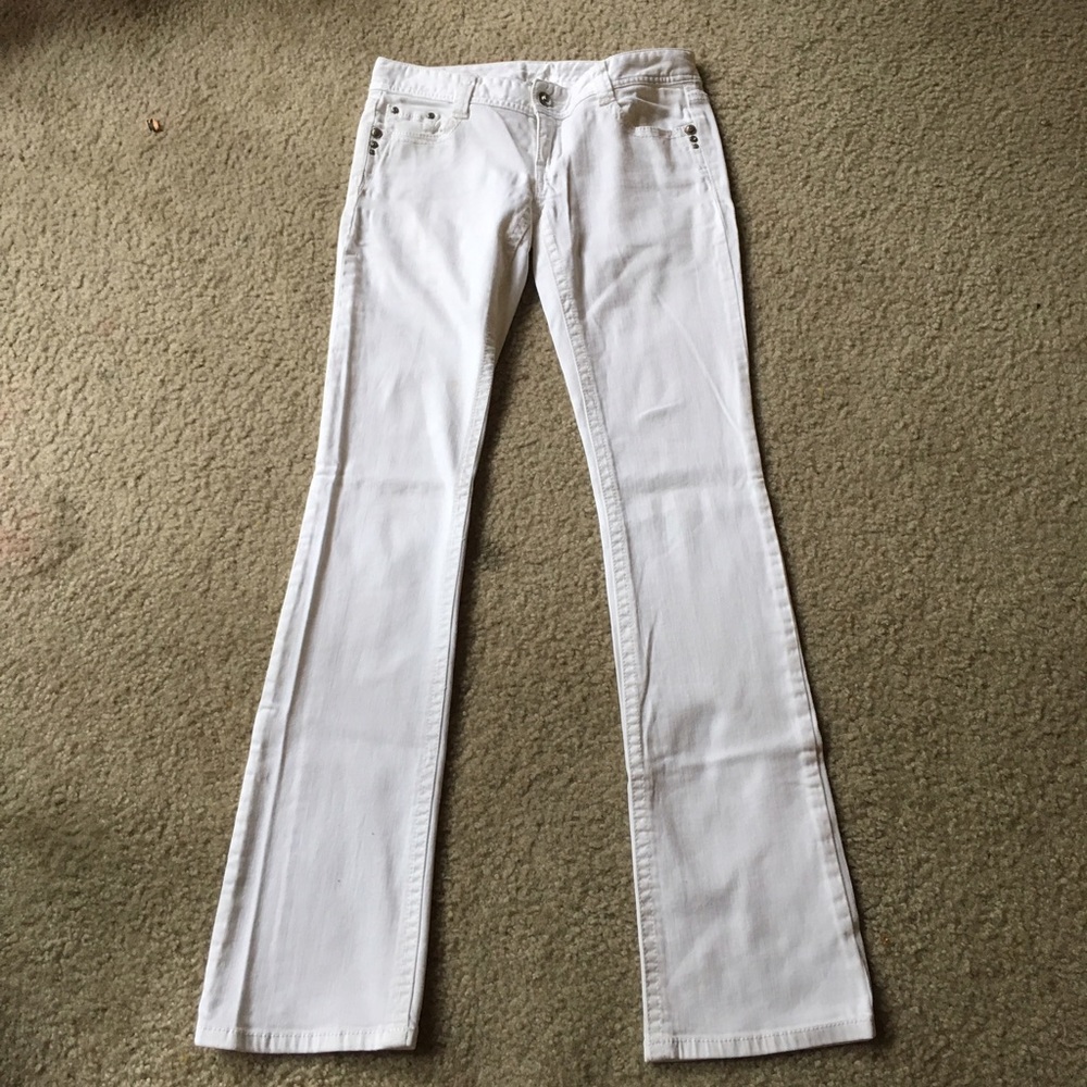 Cache white jeans