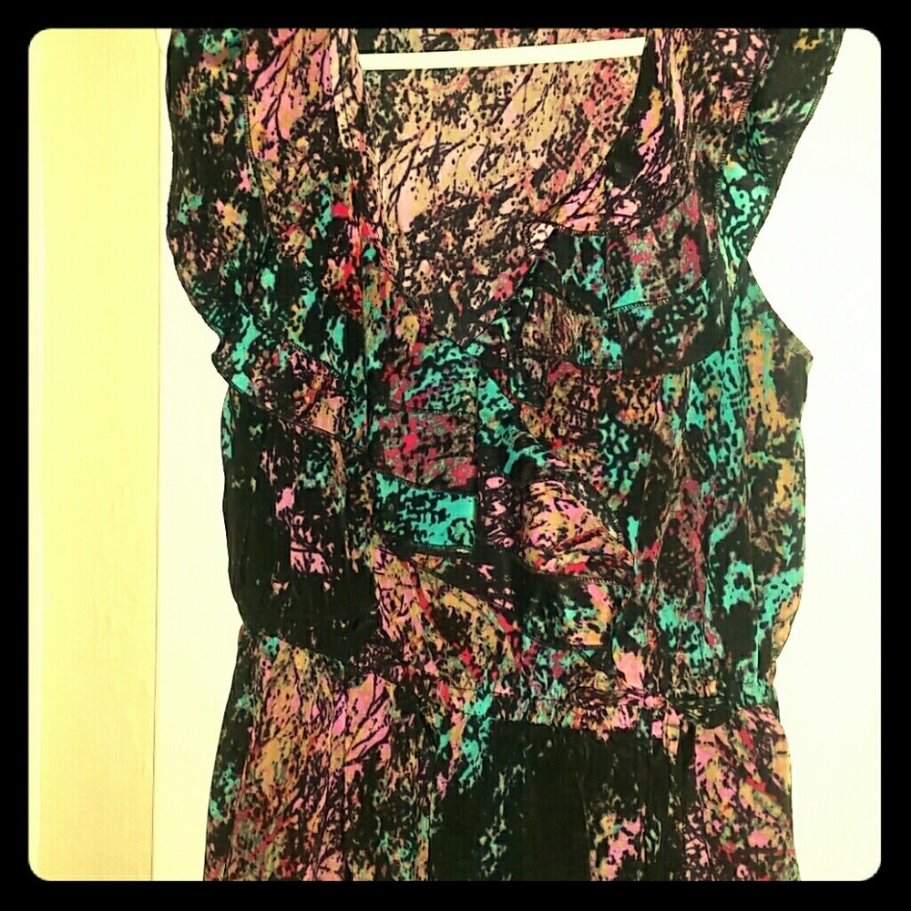 Black Paint splatter dress