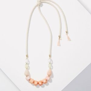 Loft watercolor rope necklace