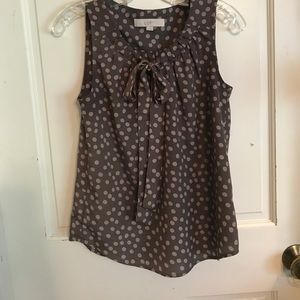 Grey Loft sleeveless blouse, size XS