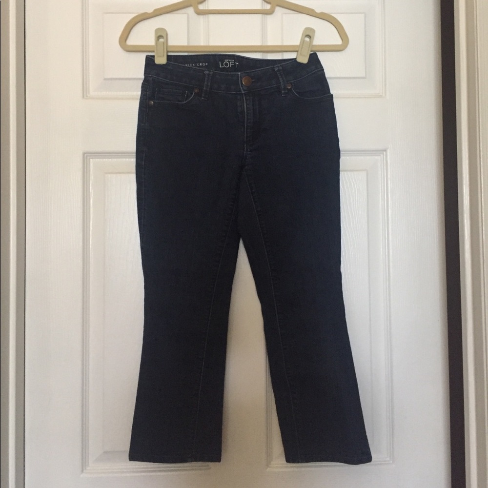 Loft crop jeans