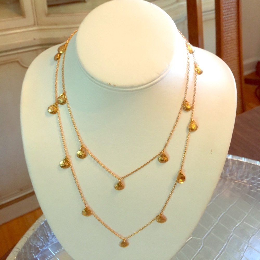 Stella & Dot NWOT gold Demi layering necklace
