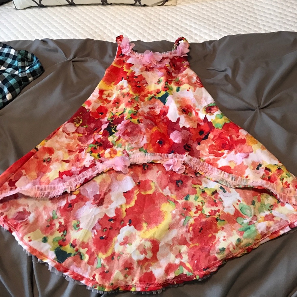 Mia belle hi lo sheer top