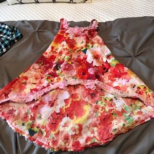 Mia belle hi lo sheer top