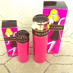 Prada Candy lotion and body wash