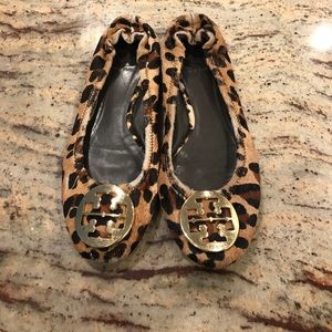 Tory Burch Leopard reva flats