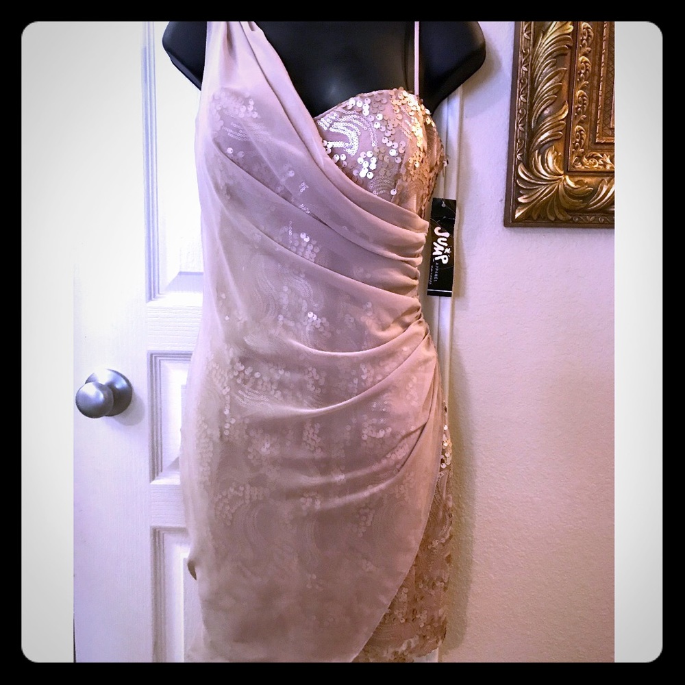 Jump elegant sequence dress