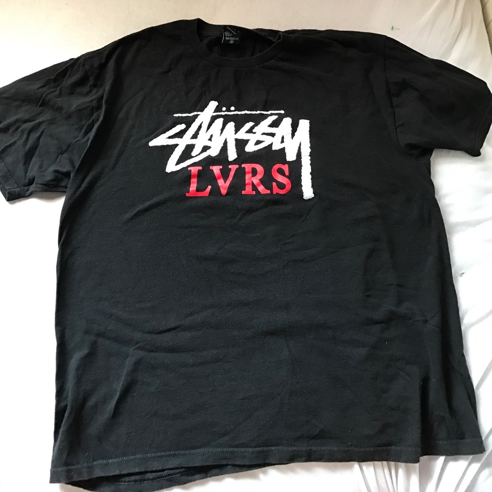 RARE stussy luvrs shirt