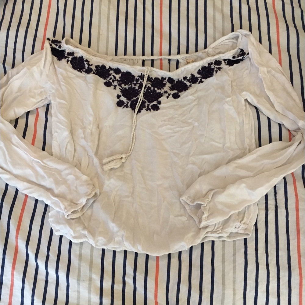 Hollister off the shoulder top