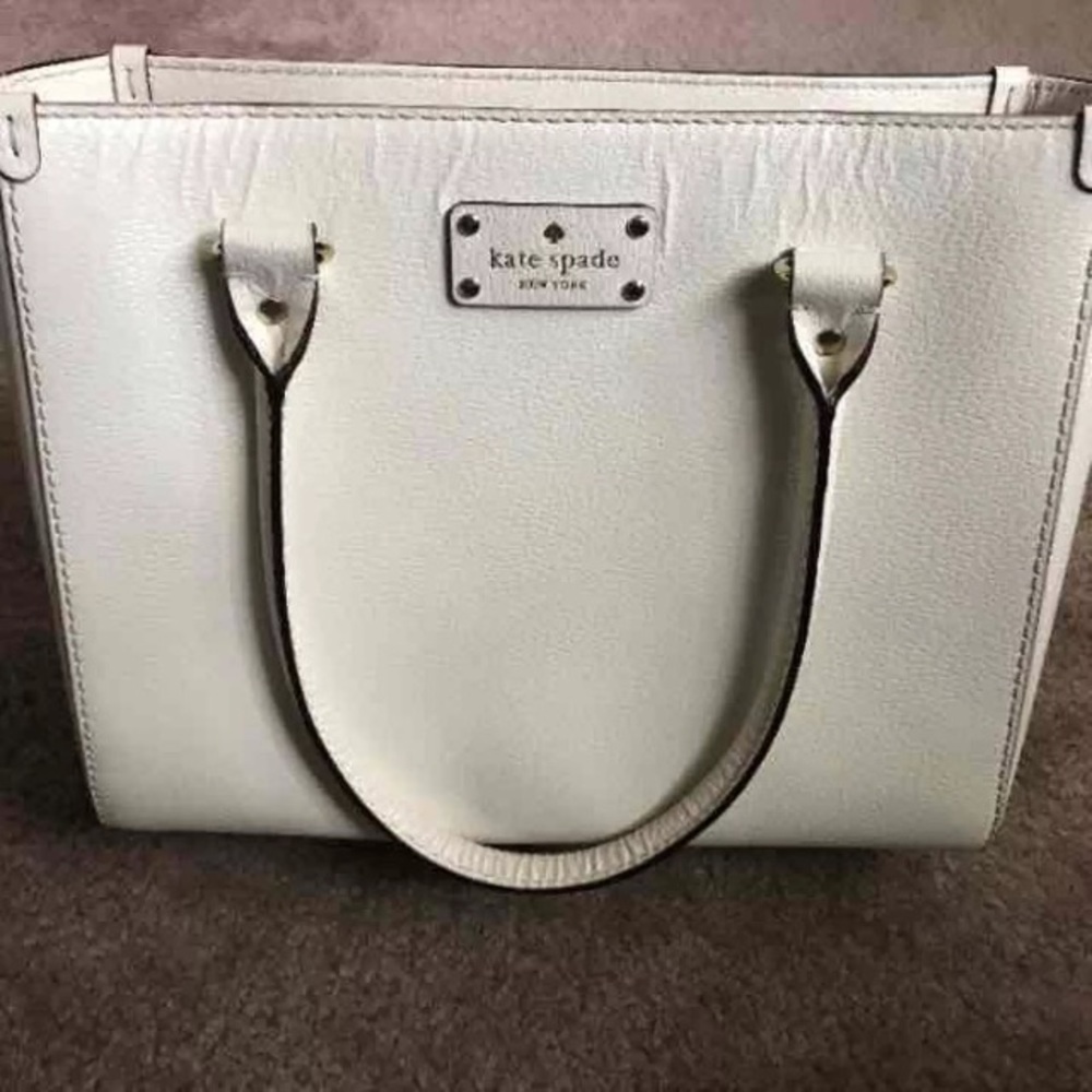 Kate Spade cream handbag