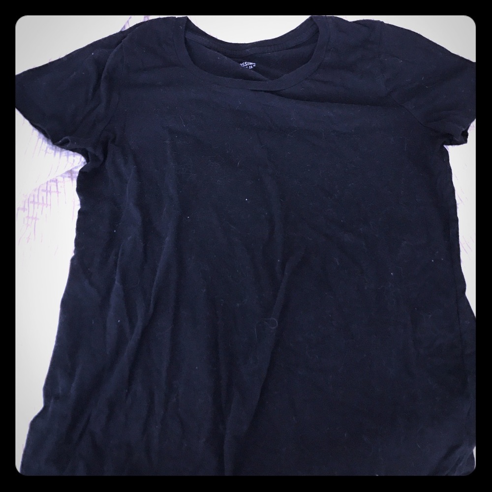 Basic black tee