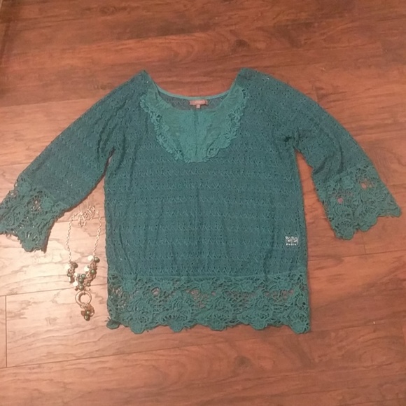 Umgee Tops - Umgee crocheted Shirt or swimsuit cover