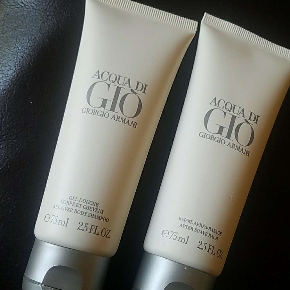 Acqua di gio all over shampoo and after shave balm