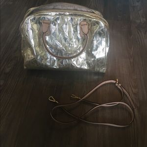Michael Kors mirror gold purse