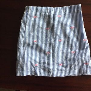 Vineyard Vines Blue striped girls skirt