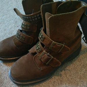 Dr. Martens Brown Buckle ups