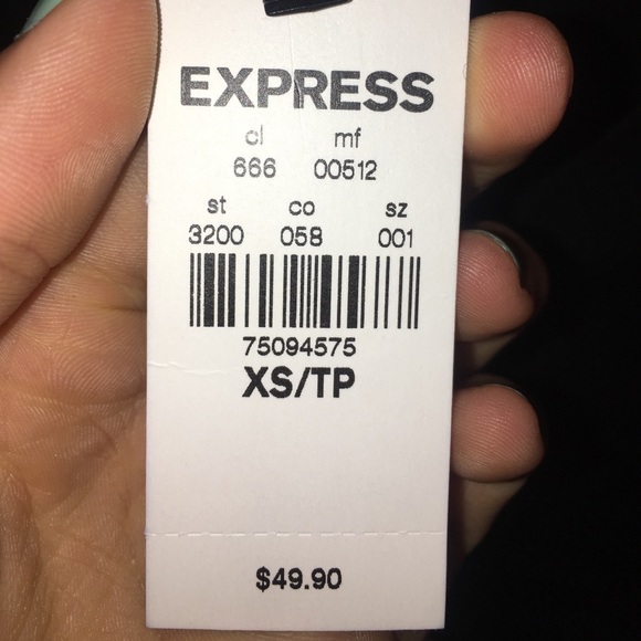 Express cut out crop top - Picture 4 of 4