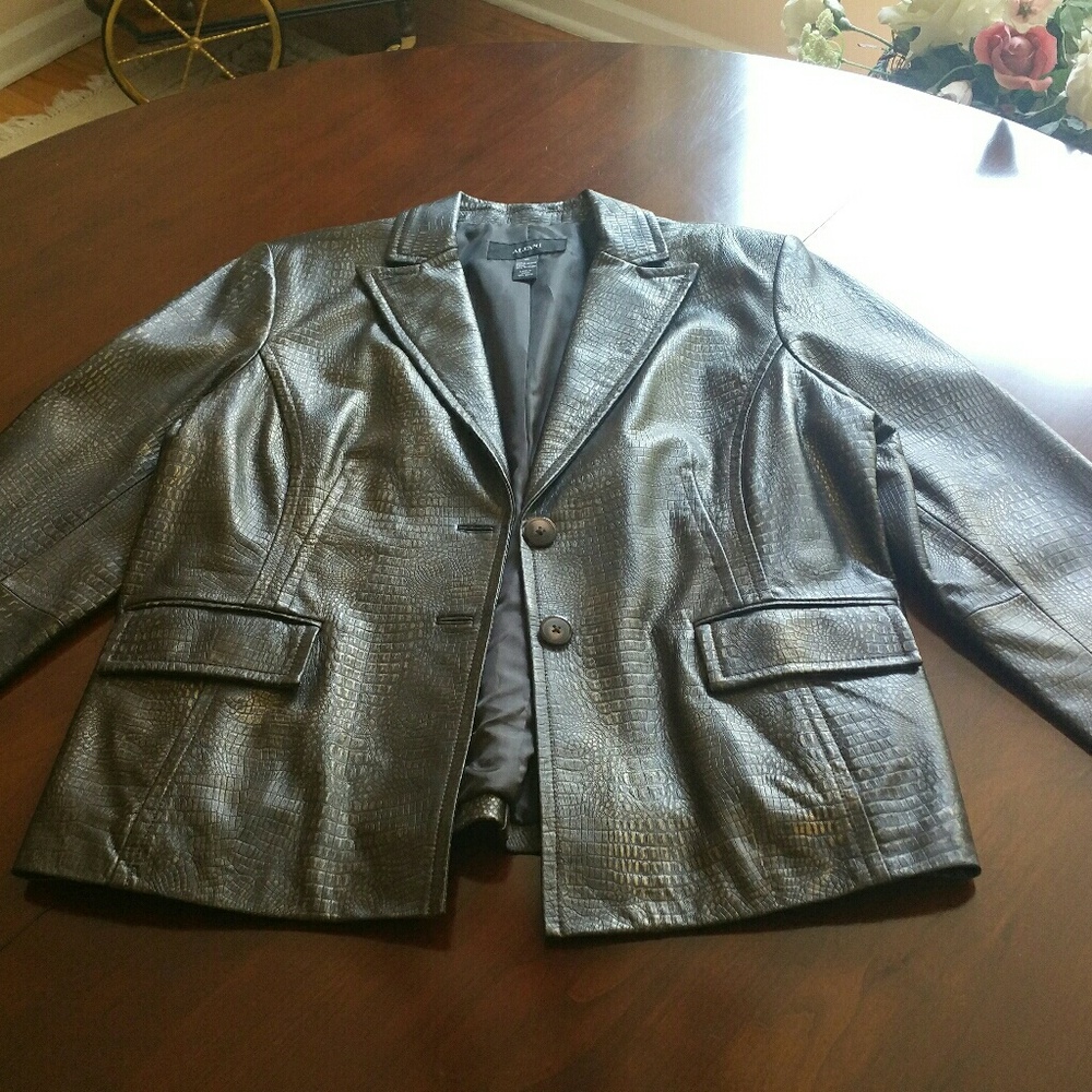 Alfani leather jacket