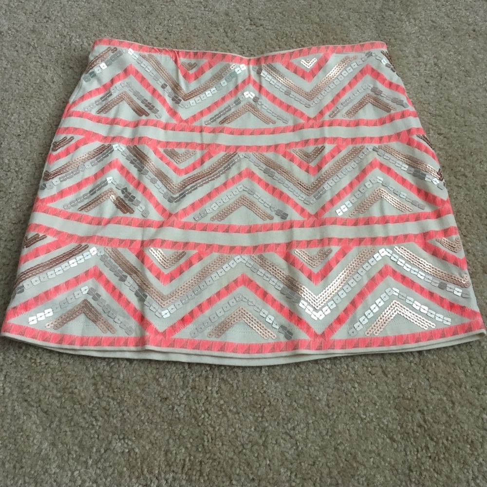 Express Sparkly mini skirt