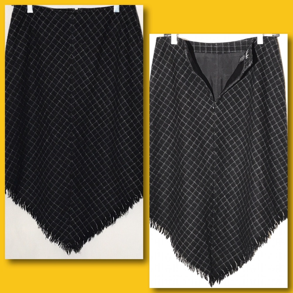 RAFAELLA 75% WOOL  size 10 V SKIRT KNEE LENGTH