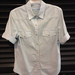 Draper James Bluebird Chambray Shirt