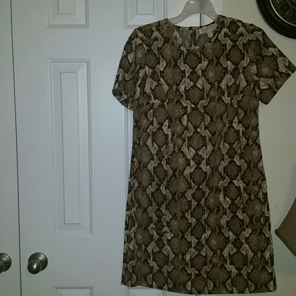 Michael Kors snake print dress