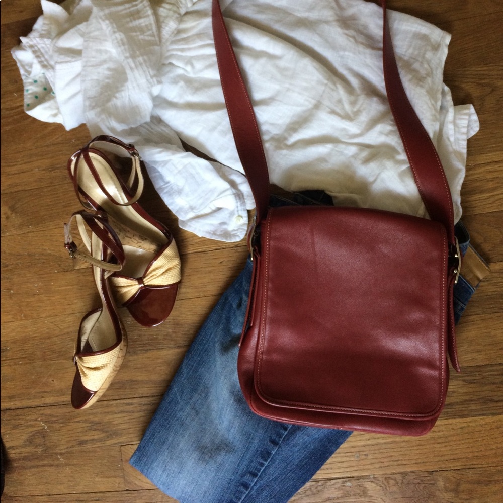 COACH Red Leather Purse