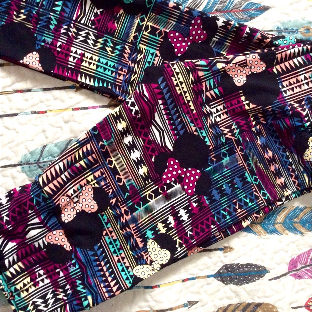 Disney Aztec Lula Roe Leggings