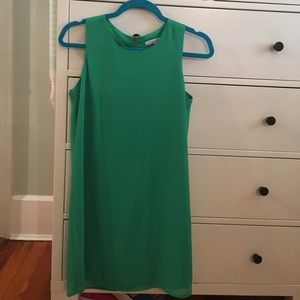Green Naked Zebra Size Small Shift Dress