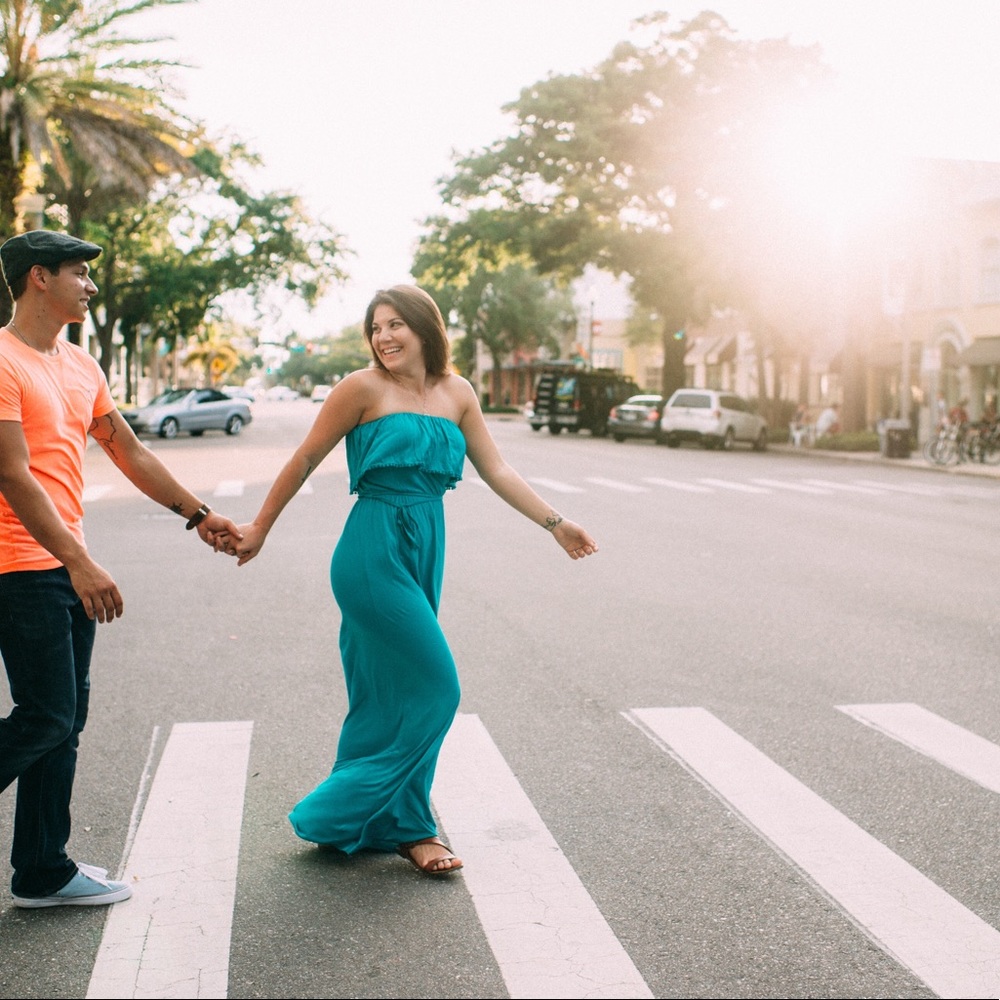 Forever 21 blue maxi dress